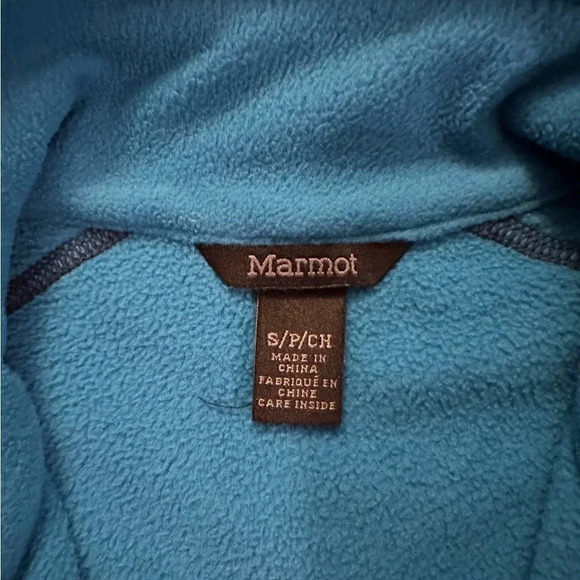 Marmot | Teal Quarter Zip Fleece (S) 💙 - Picture 5 of 5